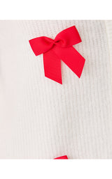 Zarie Cardigan - Coconut Party Bows
