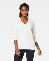 SPANX® AirEssentials Brushed V-Neck Tunic - Heather Cream