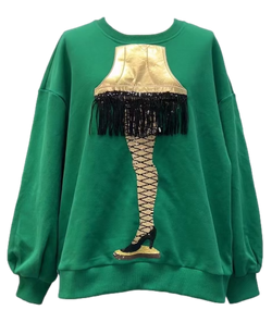 Green Leg Lamp Sweatshirt