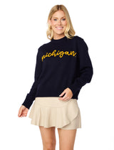 The Michigan Embroidered Sweater