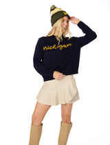 The Michigan Embroidered Sweater