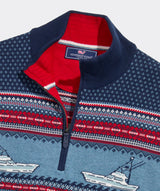 Men's Fishing Fair Isle Quarter-Zip