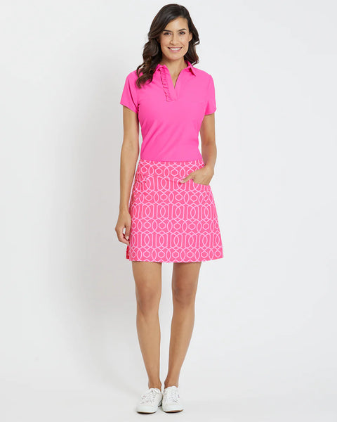 Sonia Skort - Garden Gate Spring/Light Pink Jude Cloth