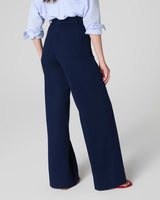 SPANXsupersmooth™ Stretch Twill Wide Leg Pant - Timeless Navy