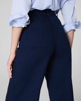 SPANXsupersmooth™ Stretch Twill Wide Leg Pant - Timeless Navy