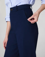 SPANXsupersmooth™ Stretch Twill Wide Leg Pant - Timeless Navy