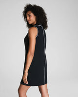 SPANX AirEssentials® Pique Polo Tank Dress - Very Black