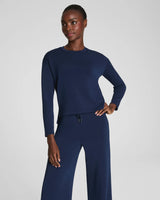 SPANX AirEssentials® Relaxed Long Sleeve Top - Timeless Navy