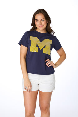 The Michigan OG Sequin Shirt