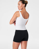 SPANXshape™ Get Moving Contour Rib Shelf Tank - Vivid White