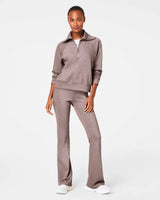 SPANX® AirEssentials Half Zip - Smoke/Silver Shimmer