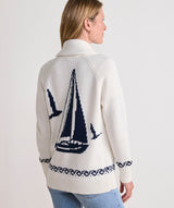 Shawl Collar Cardigan - Marshmallow