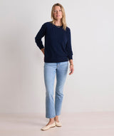 Seaspun Cashmere Rib Sweater - Nautical Navy