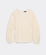 Bow Back Sweater - Marshmallow