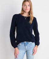 Bow Back Sweater - Nautical Navy