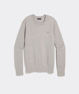 Cotton Cashmere Heritage Crewneck Sweater - Light Gray Heather