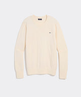 Cotton Cashmere Heritage Crewneck Sweater - Marshmallow