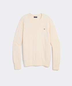 Cotton Cashmere Heritage Crewneck Sweater - Marshmallow