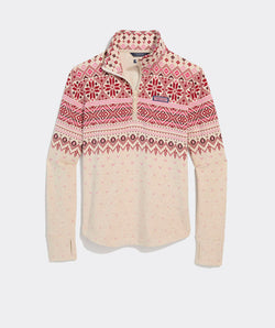 Dreamcloth® Fair Isle Relaxed Shep Shirt® - Fair Isle Oatmeal Heather