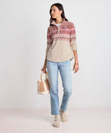 Dreamcloth® Fair Isle Relaxed Shep Shirt® - Fair Isle Oatmeal Heather