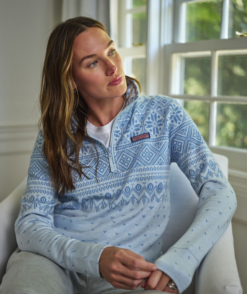 Dreamcloth® Fair Isle Relaxed Shep Shirt® - Fair Isle Coastline