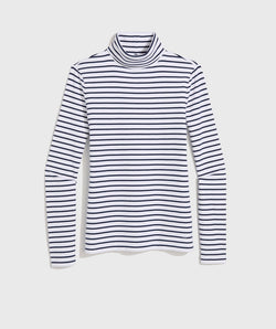 Deluxe Turtleneck - BayStripe White/Navy