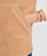 Heritage Fleece Vest - Cappuccino