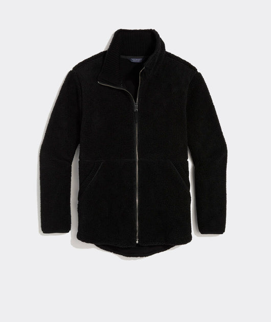 Heritage Fleece Jacket - Jet Black