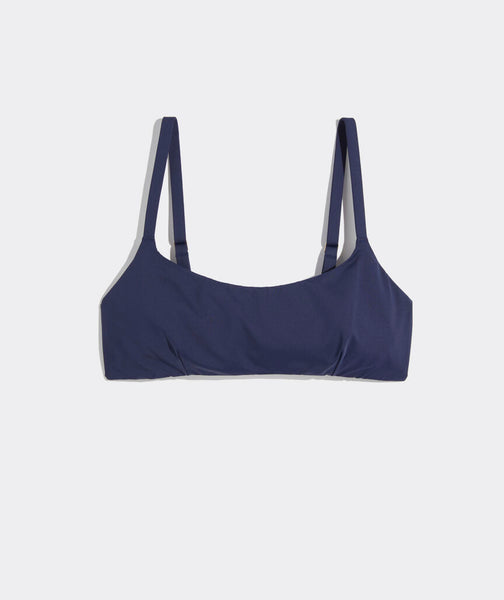 Southampton Square Neck Bikini Top - Nautical Navy