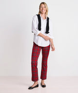 Peyton Tartan Pants- Yuletide Tartan Red