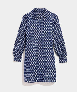 Pippa Corduroy Dress - Avi Block Naut Navy