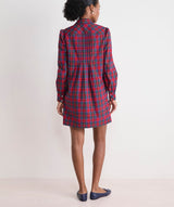 Pippa Poplin Dress - Yuletide Tartan MRed