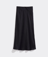 Silky Slip Skirt - jet Black