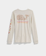 Women's Thanksgiving Icons Long-Sleeve Pocket Tee