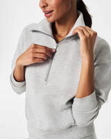 AirEssentials Half Zip - Light Grey Heather