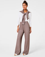 SPANX® AirEssentials Wide Leg Pant - Smoke/Silver Shimmer