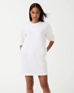 AirEssentials Crew Neck Dress - Powder