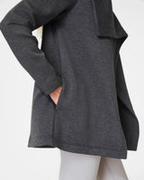 AirEssentials SPANX® Open Wrap Cardigan - Dark Heather Grey