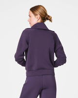 SPANX® AirEssentials Half Zip - Aubergine