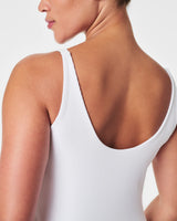 SPANXshape™ Get Moving Contour Rib Shelf Tank - Vivid White