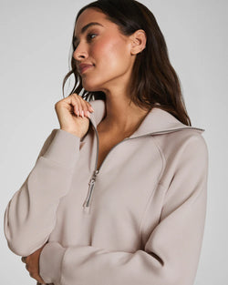 SPANX AirEssentials® Half Zip - French Grey
