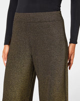 SPANX® AirEssentials Wide Leg Pant - Very Black/Gold Shimmer