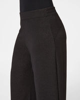 SPANX® AirEssentials Wide Leg Pant - Very Black/Silver Shimmer