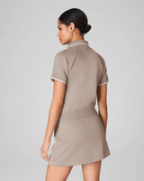 SPANX® AirEssentials Pique Polo Top - Ashwood