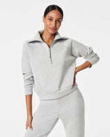 AirEssentials Half Zip - Light Grey Heather