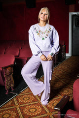 Licensed Lavender Wicked Charm Necklace Sweatshirt