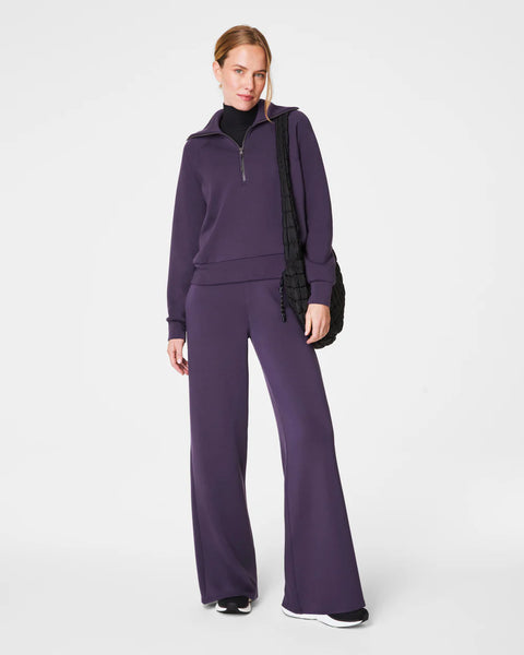 SPANX® AirEssentials Wide Leg Pant - Aubergine