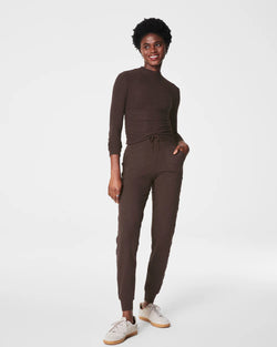 SPANXsmooth™ SoftStretch Slim Jogger - Truffle Brown Heather
