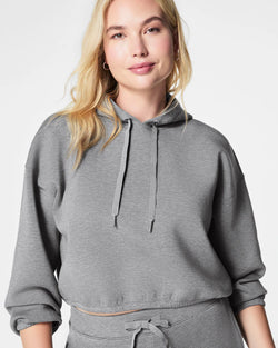 Airessentials Cinched Hoodie - Medium Grey Heather