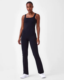 SPANXshape™ Booty Boost® Flare Jumpsuit - Very Black